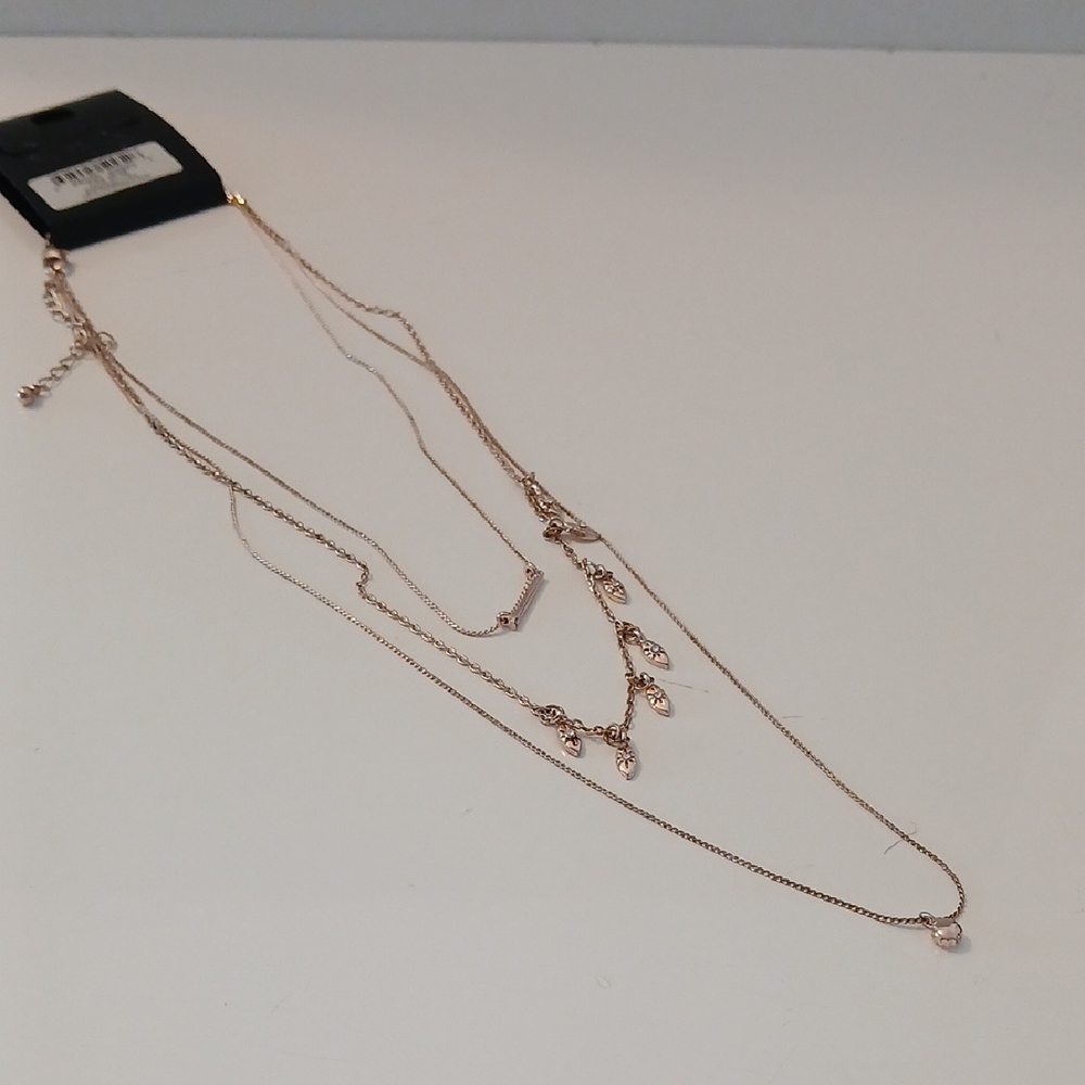 Expressions Gold Layered Necklace Dainty Design NWT
